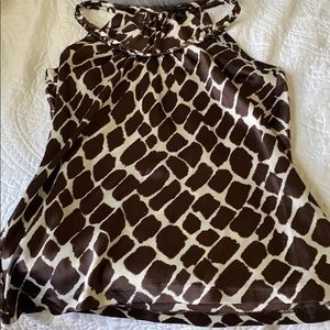 Banana Republic Animal Print Tank Top